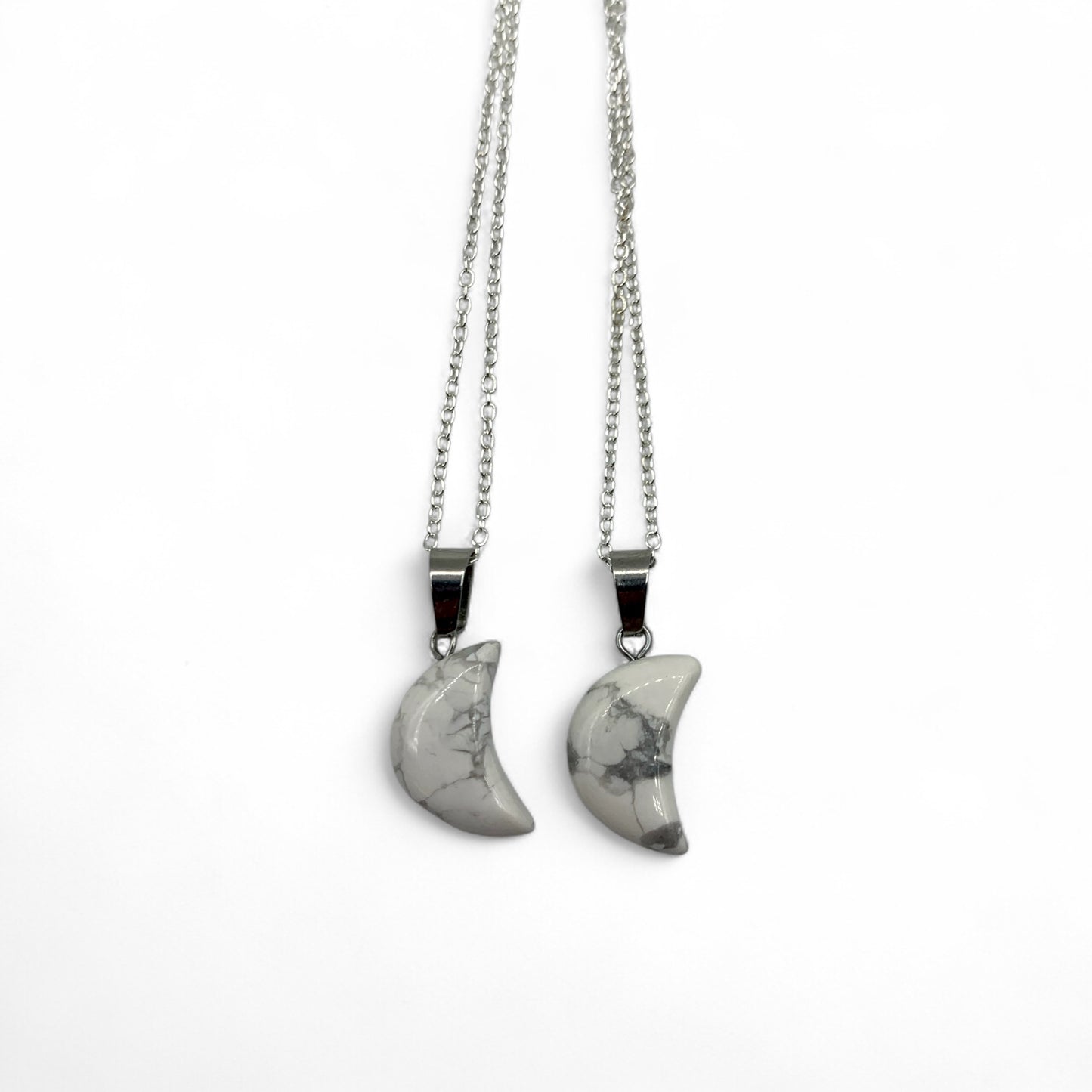 Necklace - Howlite Moon $20