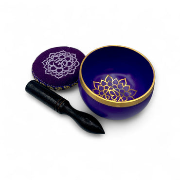 Singing Bowl - Tibetan 3" - Purple (Crown Chakra)