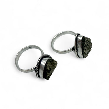 Ring - Pyrite Raw
