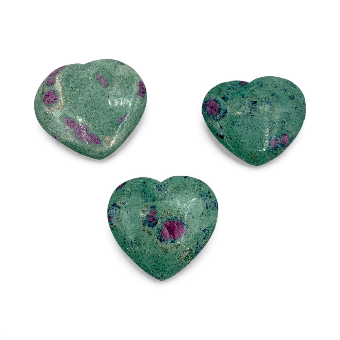 Ruby Fuchsite Heart $30