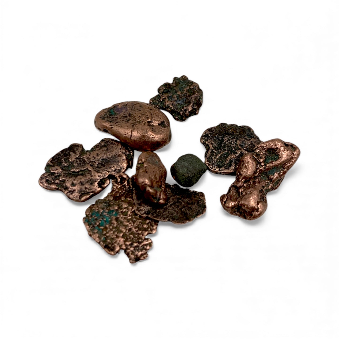 Copper Nugget Vials $50