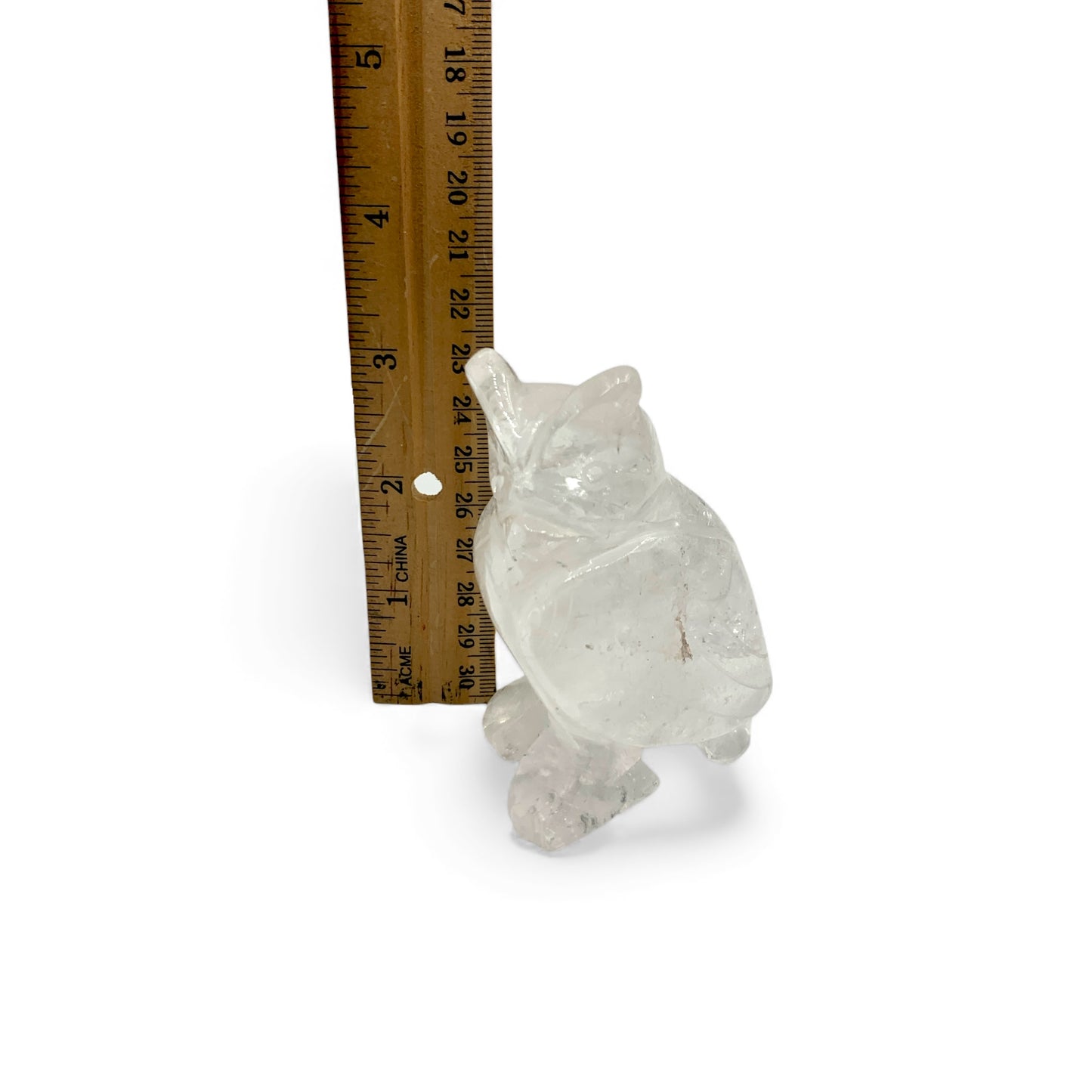 Clear Quartz Owl