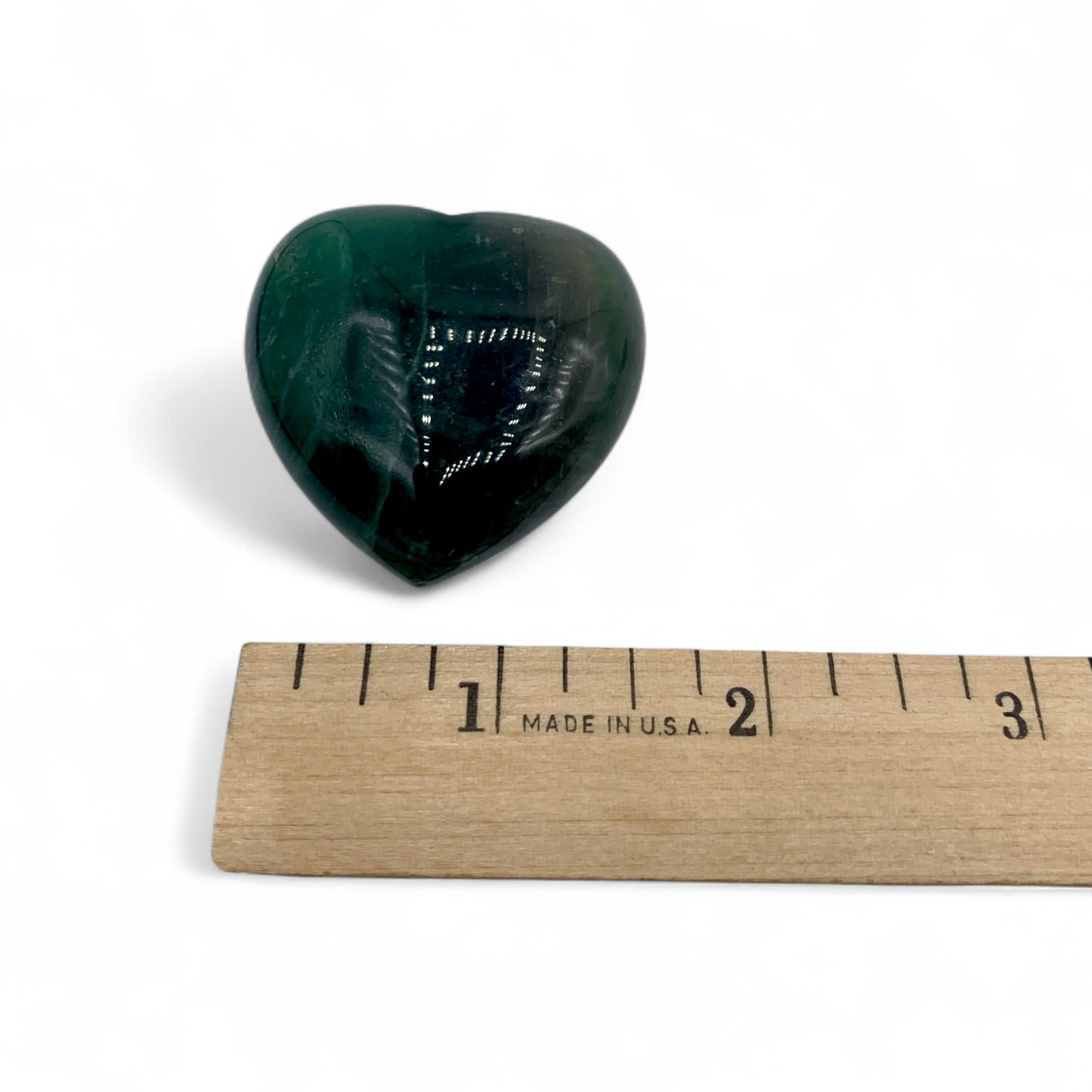 Fluorite - Rainbow Heart $45