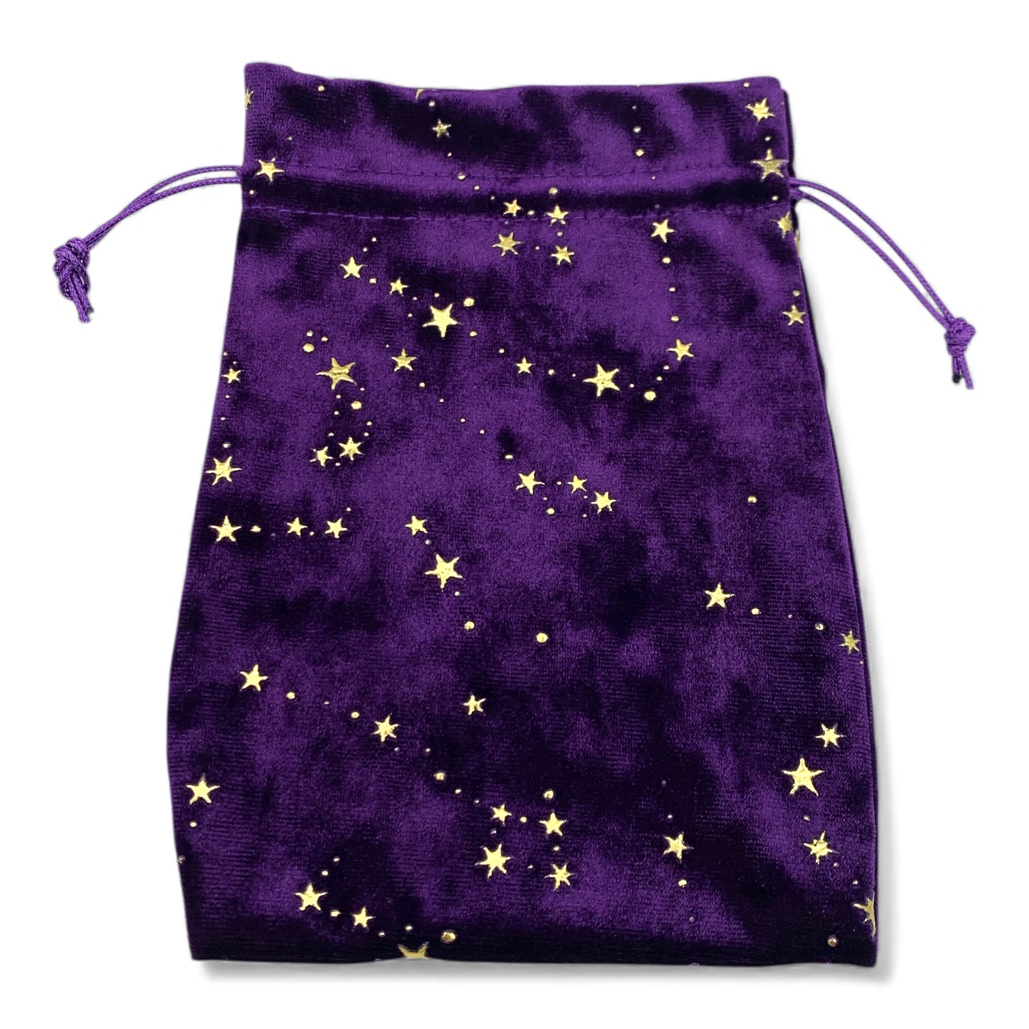 Tarot Bag Velvet - Purple with stars