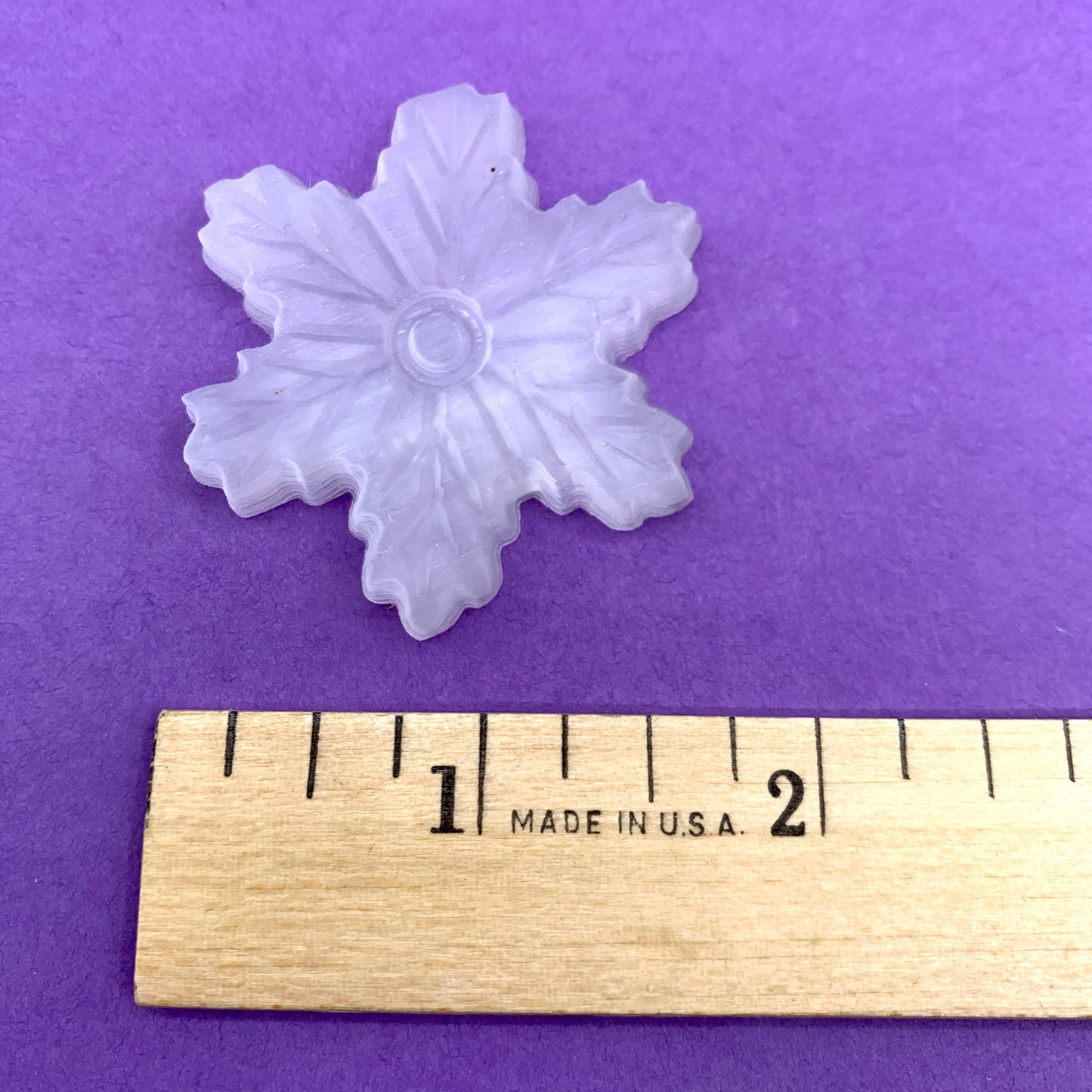 Selenite Snowflake $12