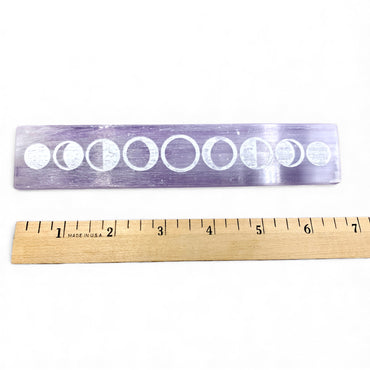 Selenite Ruler with Box $25