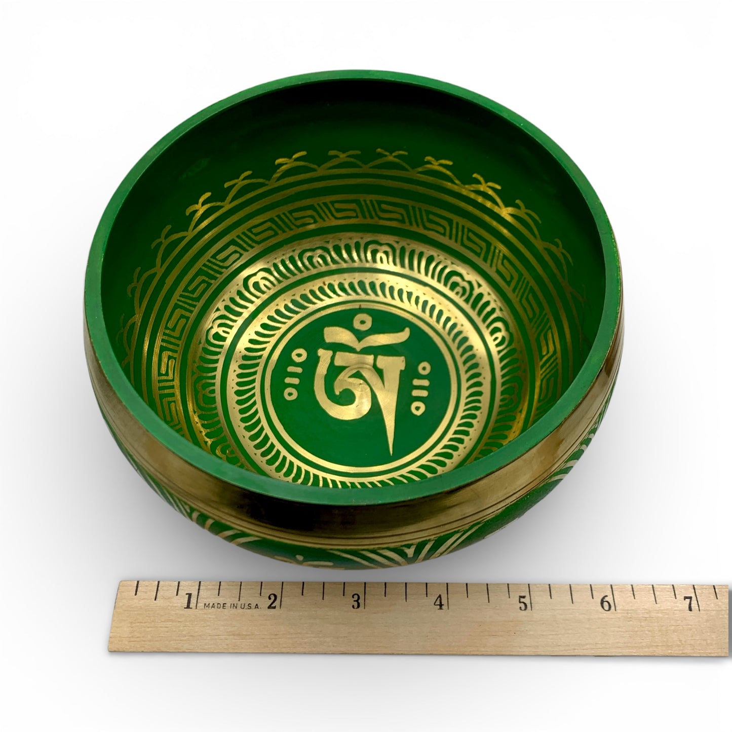 Singing Bowl - Etched Brass 5 - 5.5"