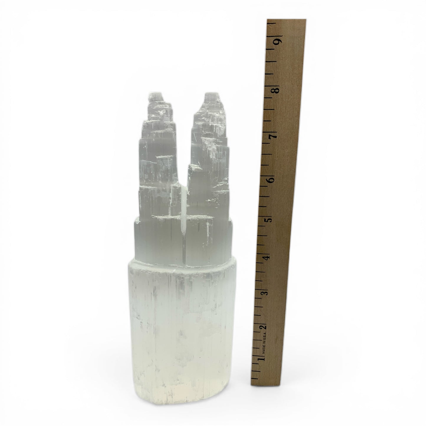 Selenite Double Tower $40