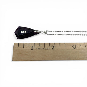 Necklace - Amethyst Faceted $30