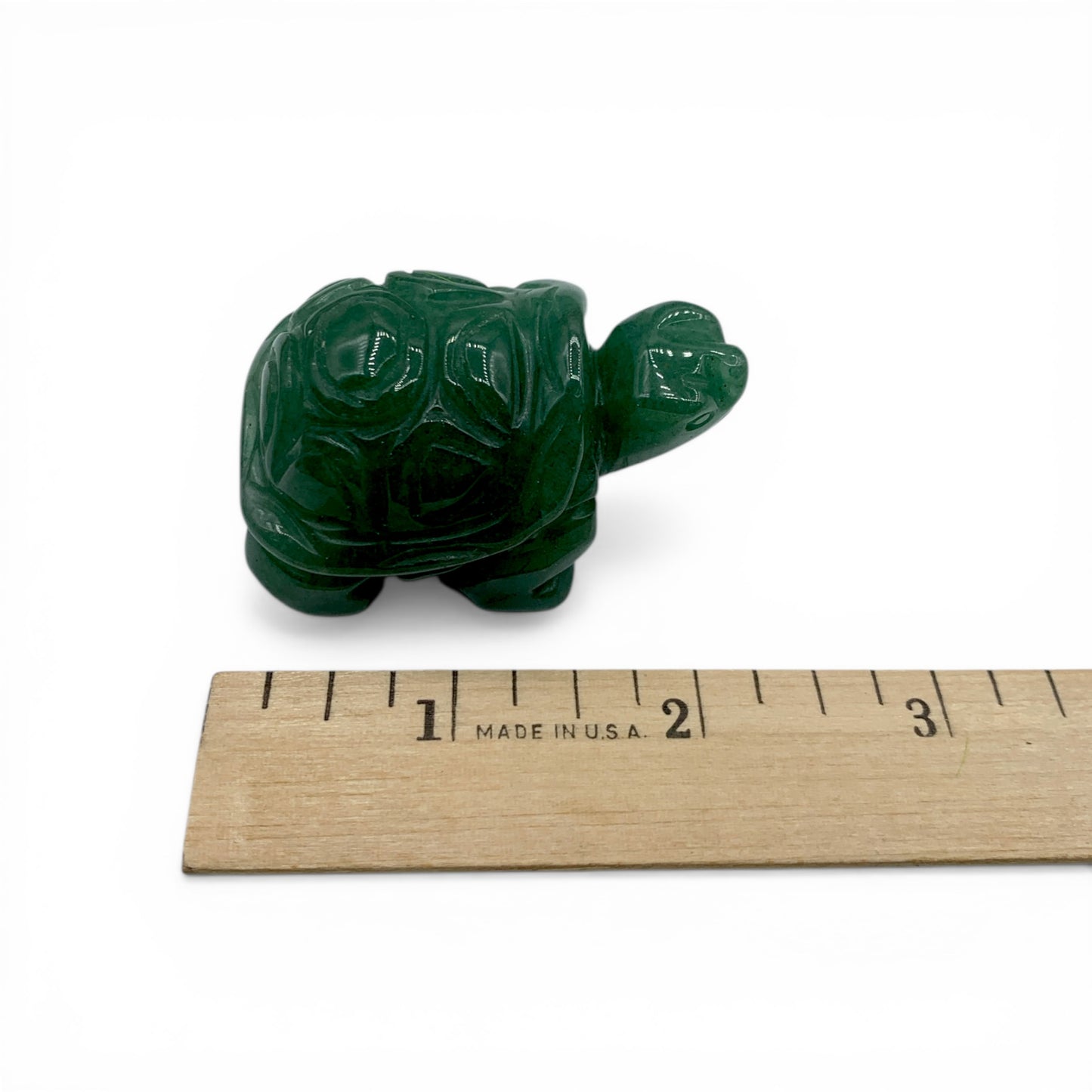 Green Aventurine Turtle $50
