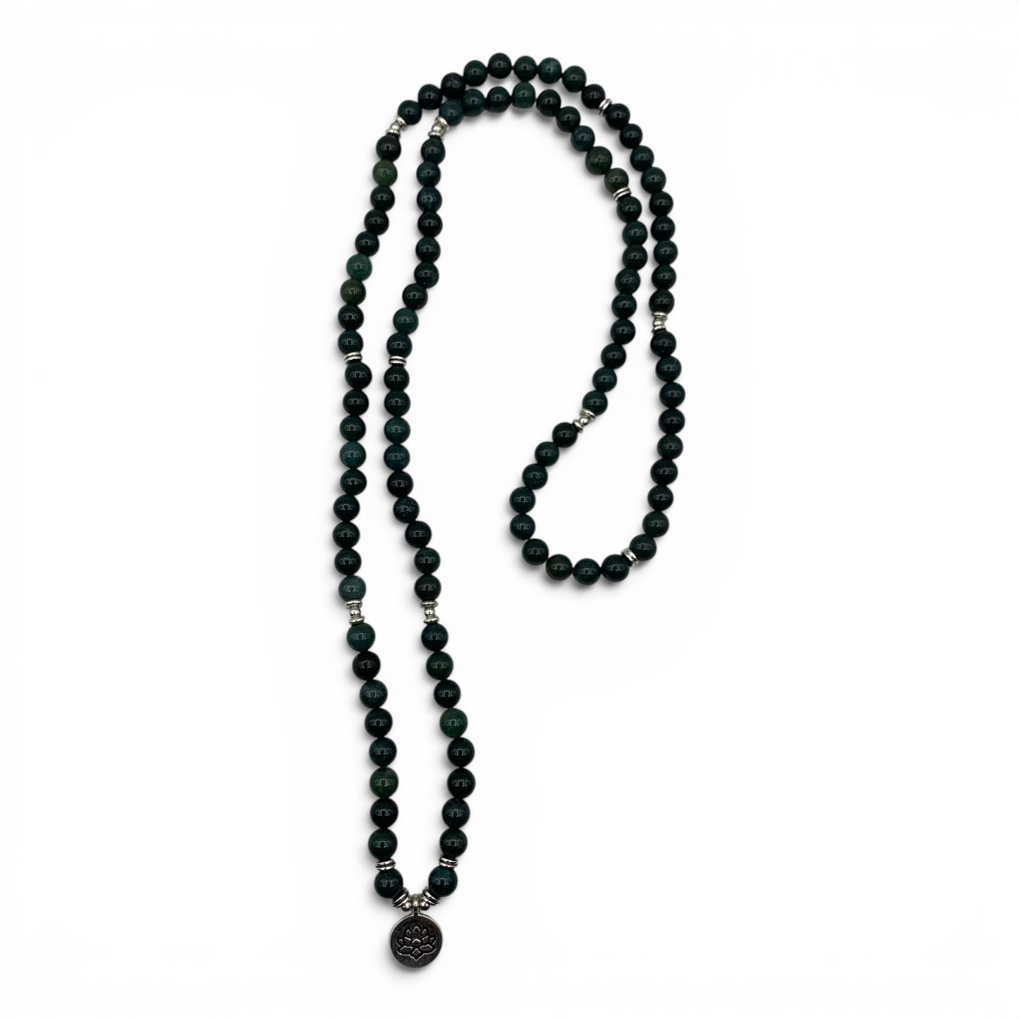 Mala- Agate Moss $50