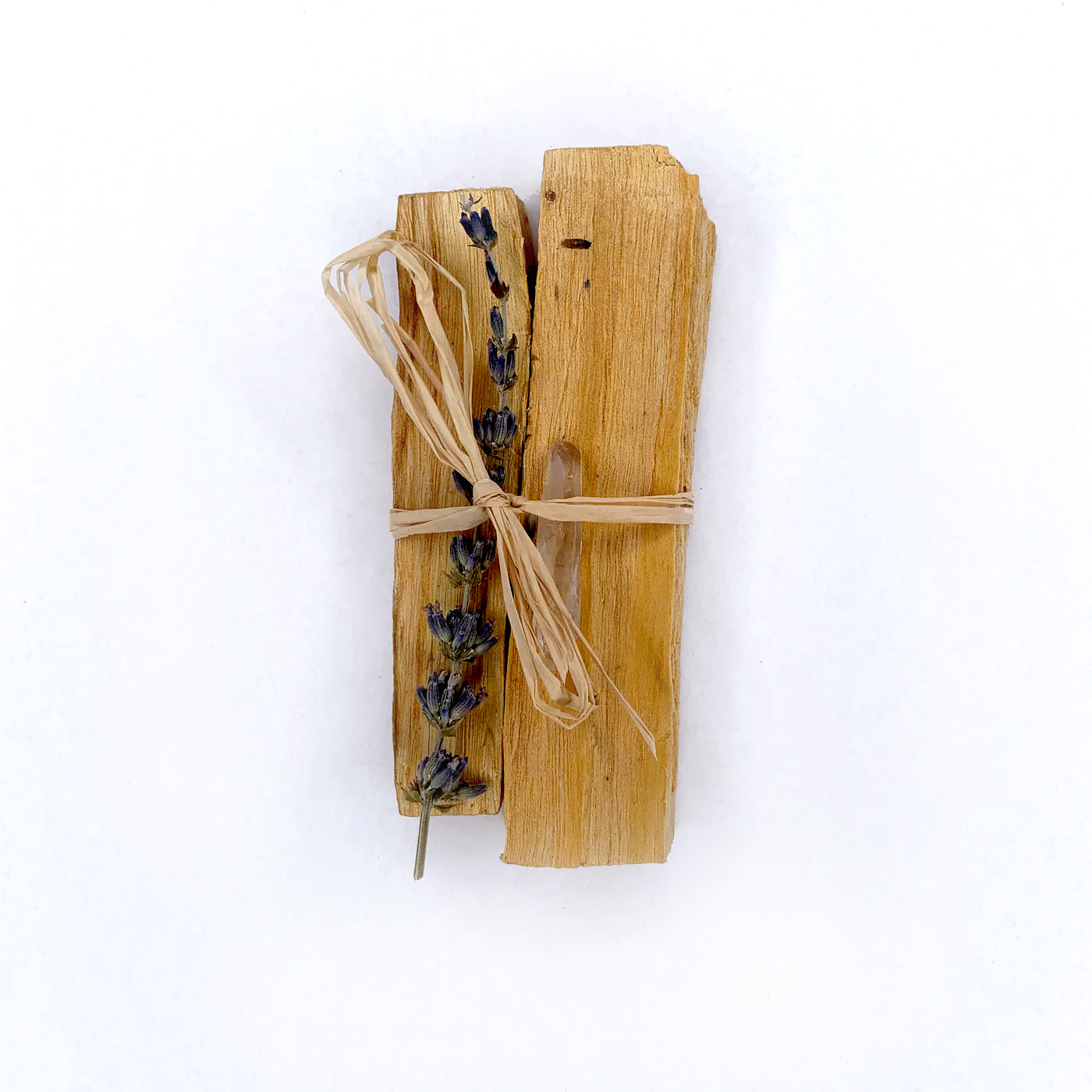 Palo Santo, Lavender, and Clear Quartz Point Bundle