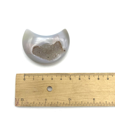 Agate - Druzy Moon $40