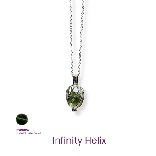 Necklace - Moldavite - A Cosmic Key to Transformation