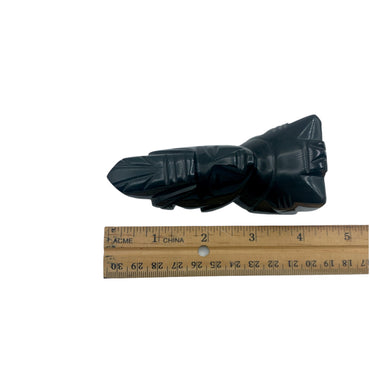 Obsidian - Rainbow Carved Figurine $230