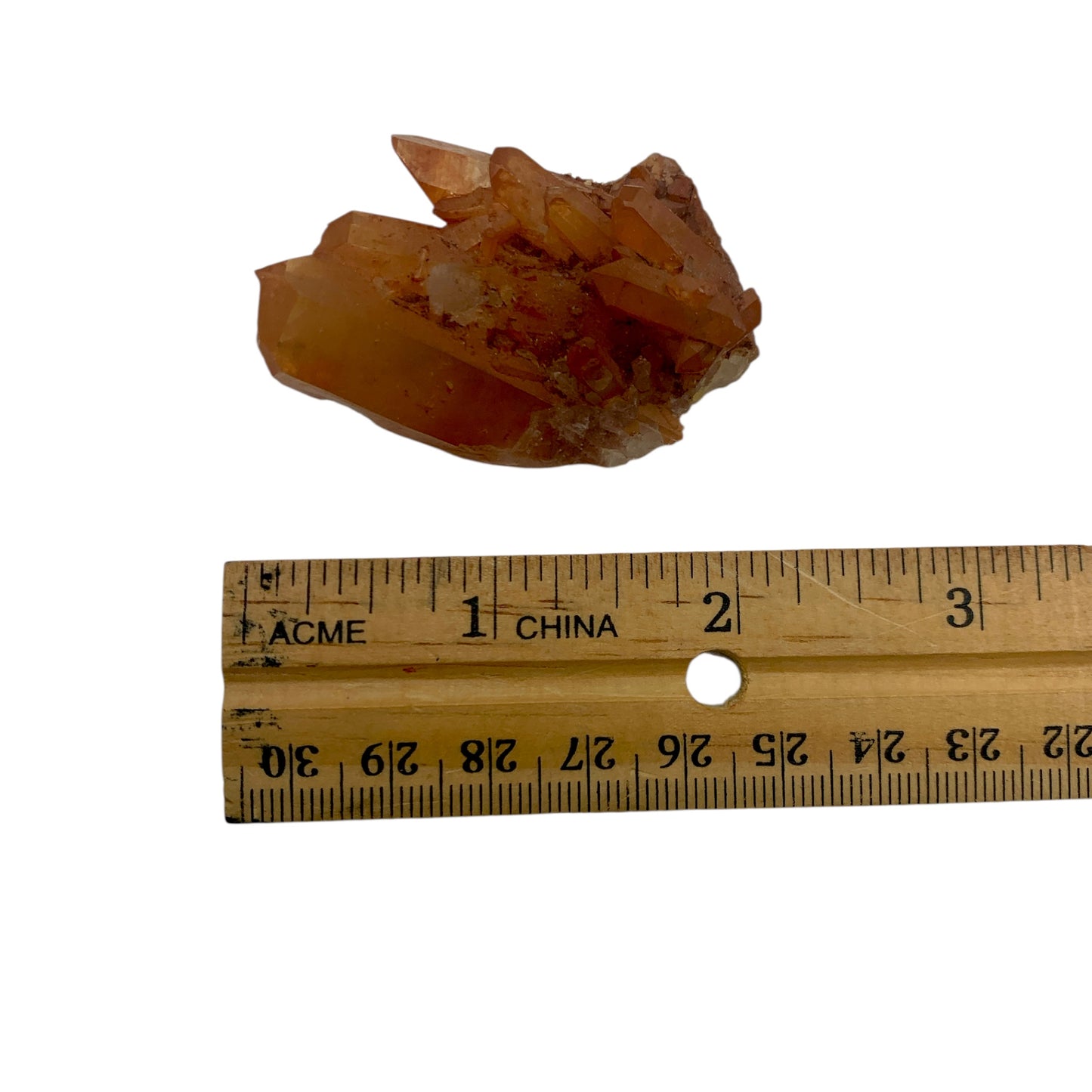 Quartz - Tangerine Cluster $40