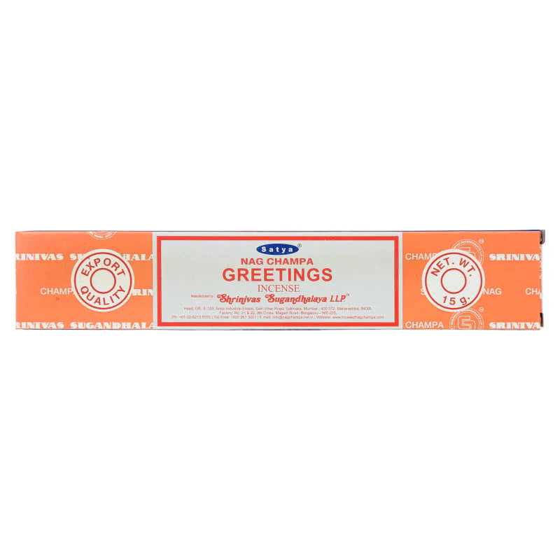 Incense - SATYA Greetings