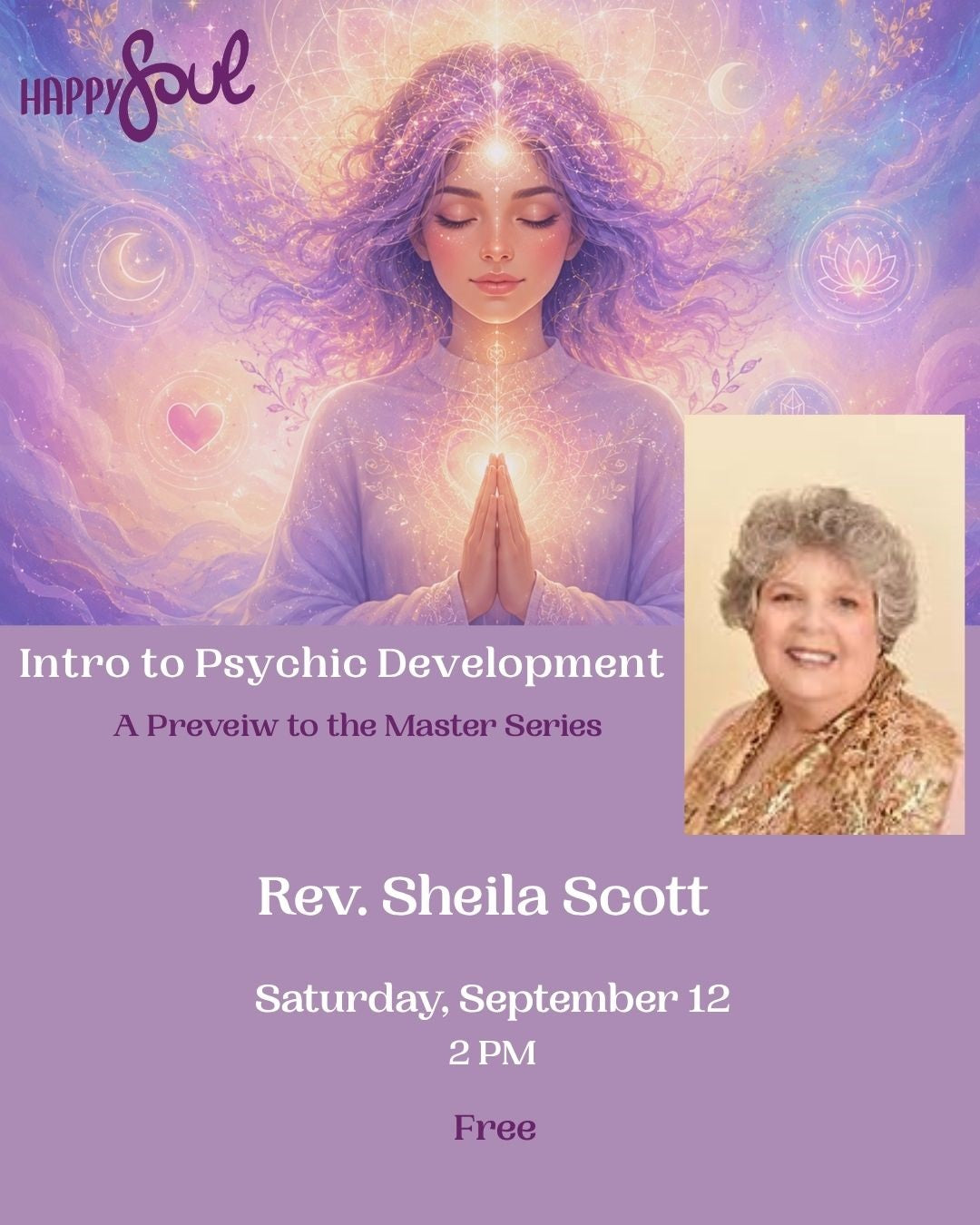 Psychic Development: A Guided Preview - with Rev. Sheila Scott September 2026
