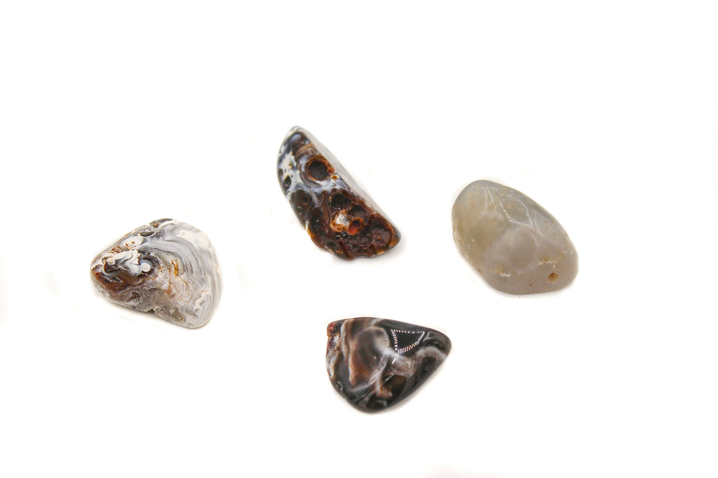 Agate - Crazy Lace Gopher Tumble $2