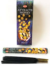 Incense - Attract Money Hexagonal SATYA