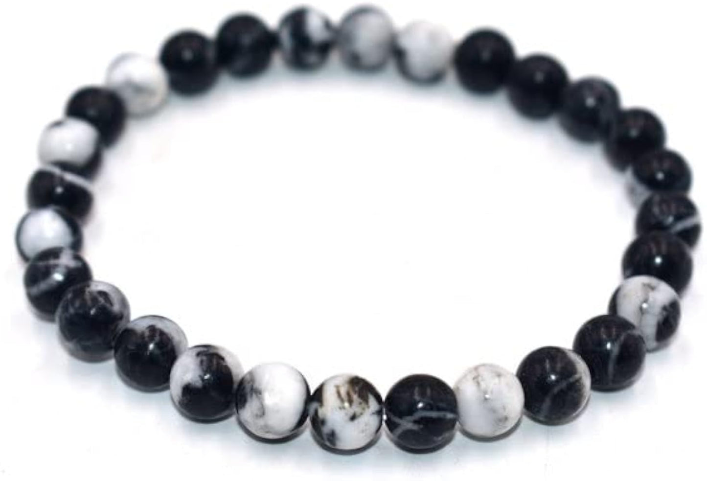 Bracelet - Black Zebra Jasper 8mm