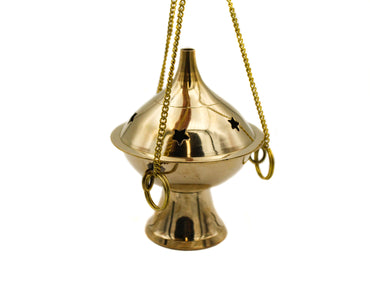 Incense Holder - Brass Burner Hanging Assorted Shapes $30
