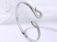 Bracelet - Silver Coloured Snake