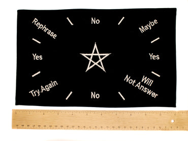 Pendulum Mat - White Pentacle