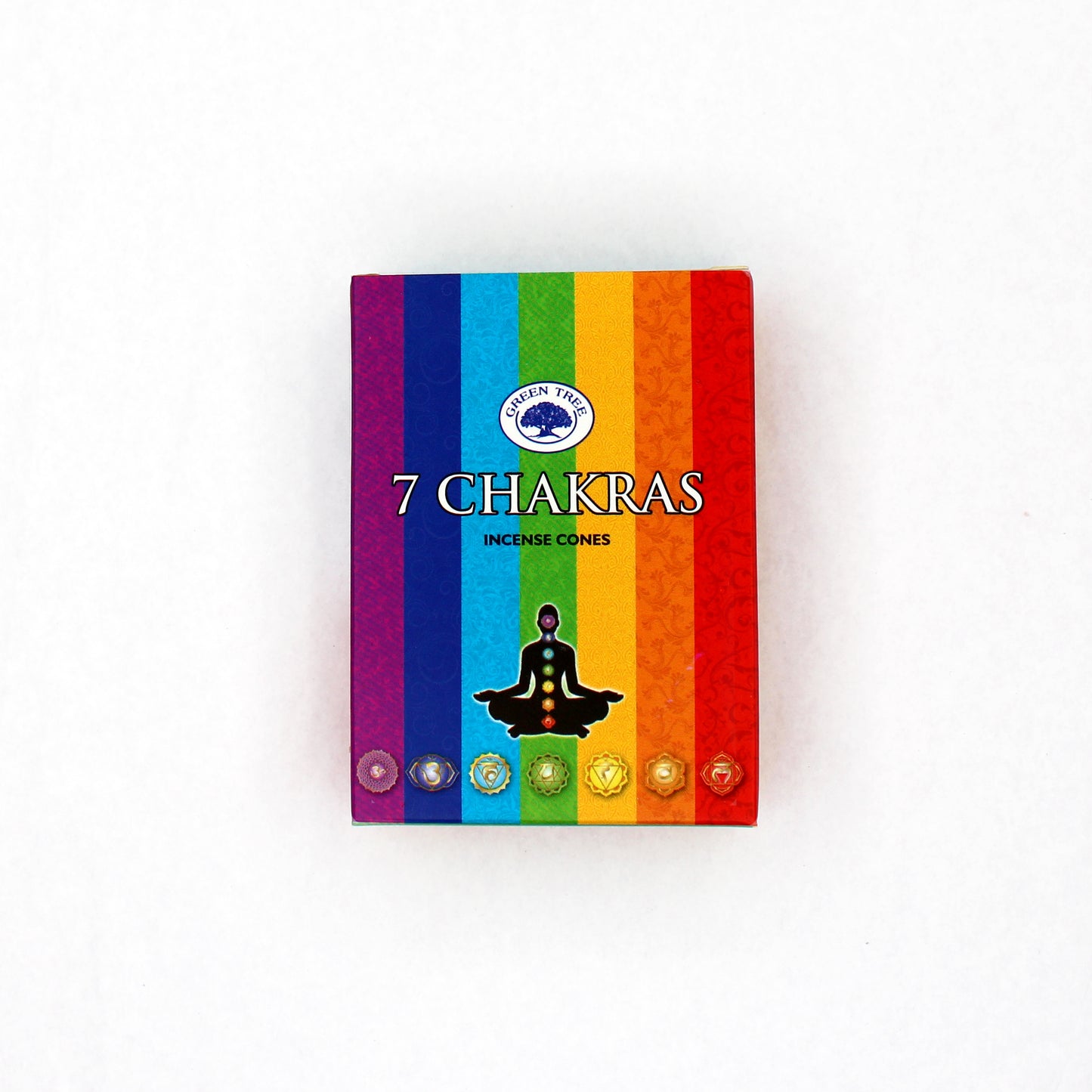 Incense - 7 Chakras Incense Cones GREEN TREE