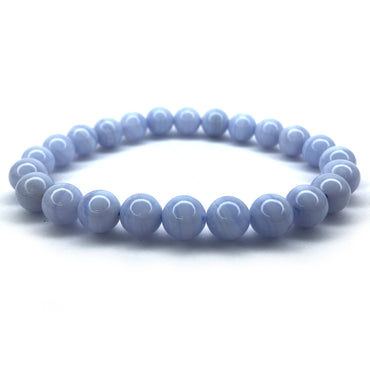 Blue Lace Agate Crystal Bracelet - Happy Soul Online