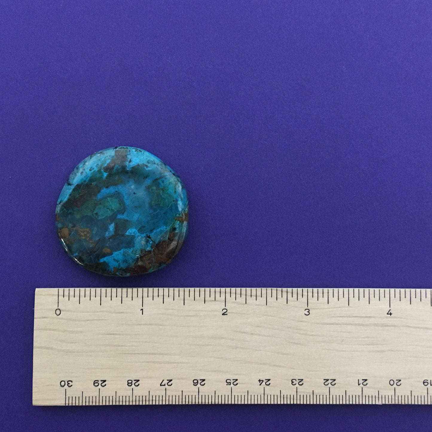 Chrysocolla Crystal Palm Stone - Happy Soul Online