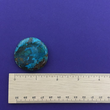 Chrysocolla Crystal Palm Stone - Happy Soul Online