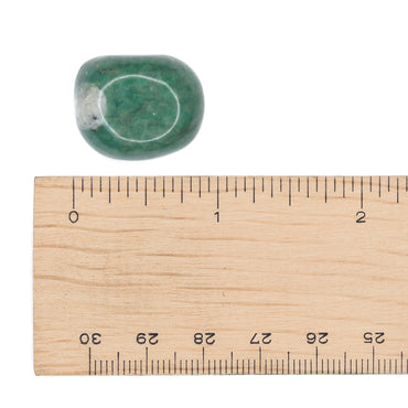 Fuchsite in Quartz Tumble $22