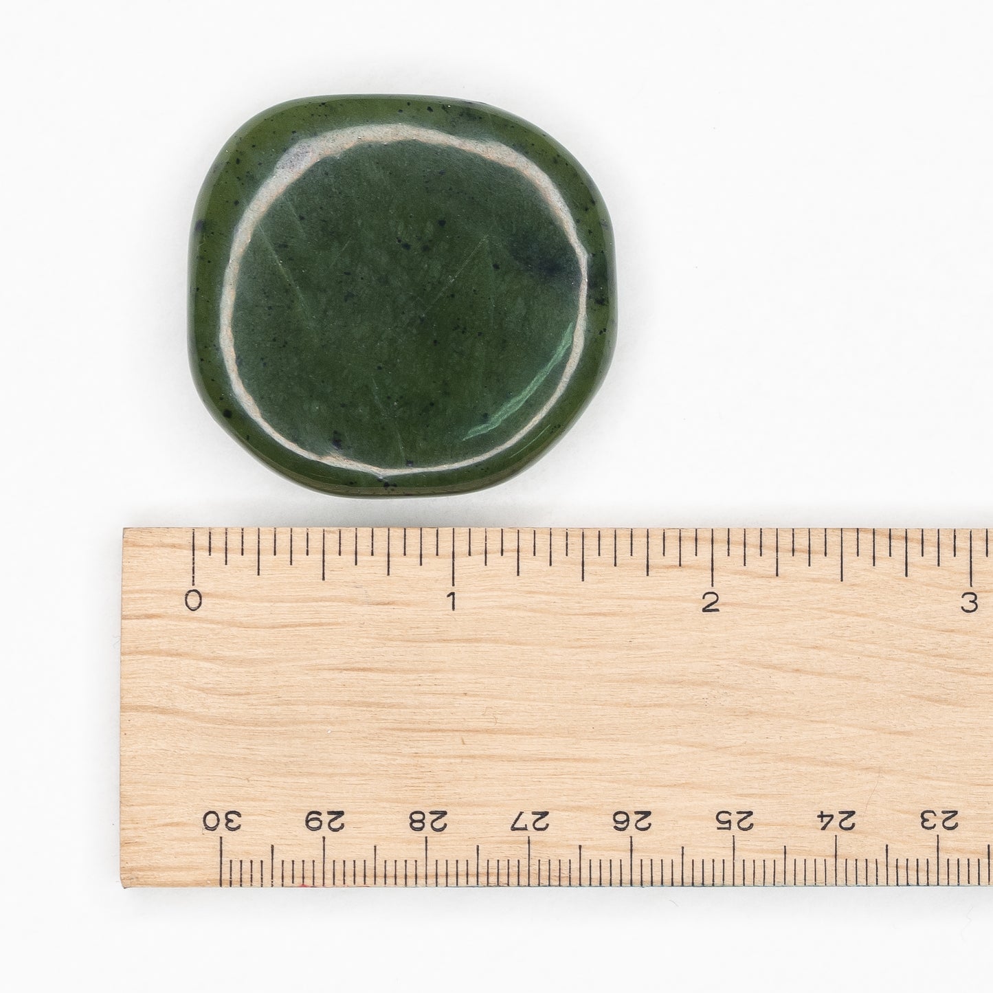 Jade - Nephrite Palm Stone $15