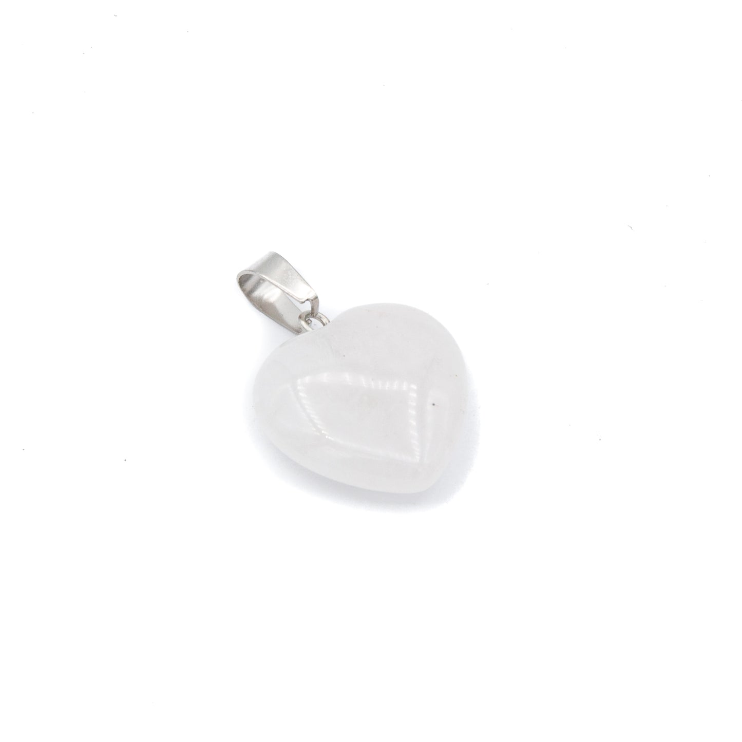 Pendant - Clear Quartz Heart $15