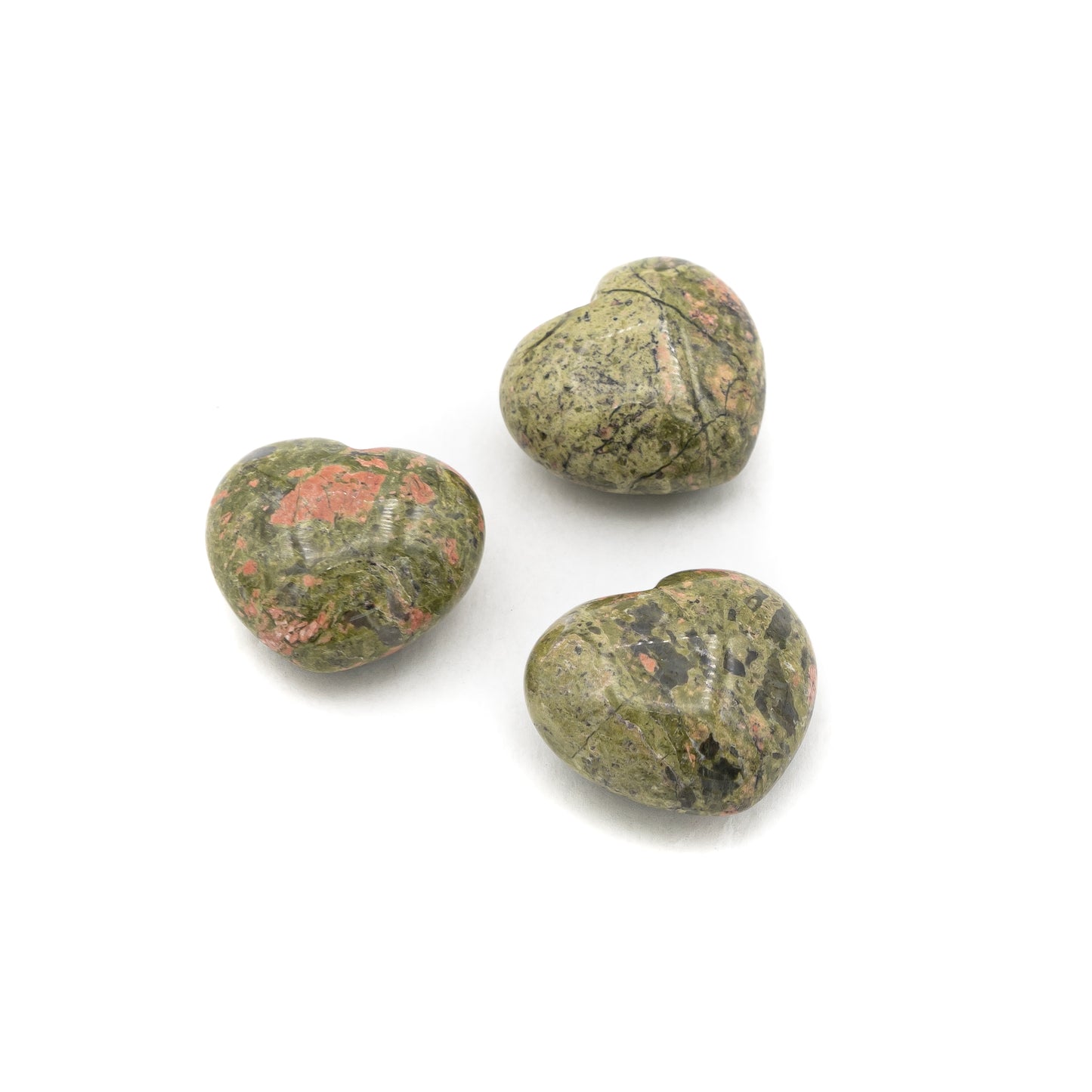 Unakite - Heart $18