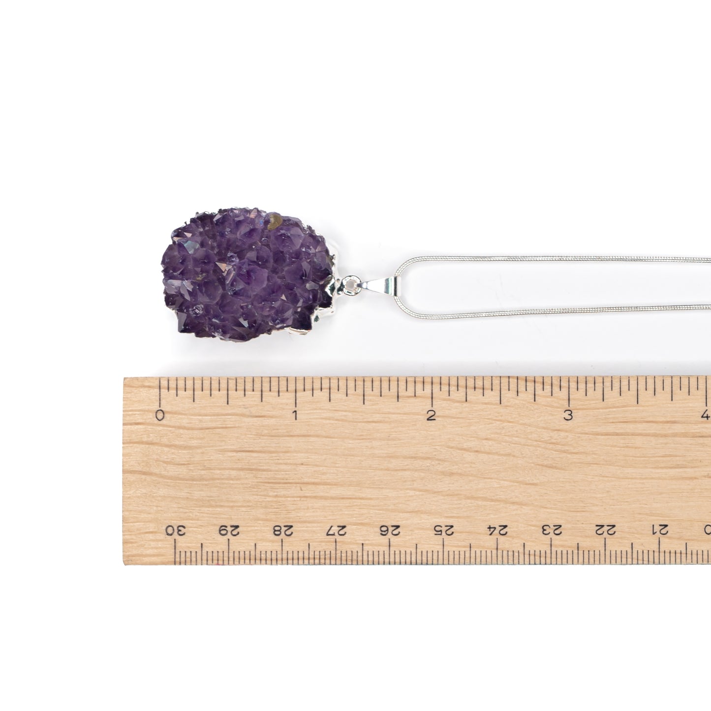 Necklace - Amethyst Cluster $40 - Happy Soul Online