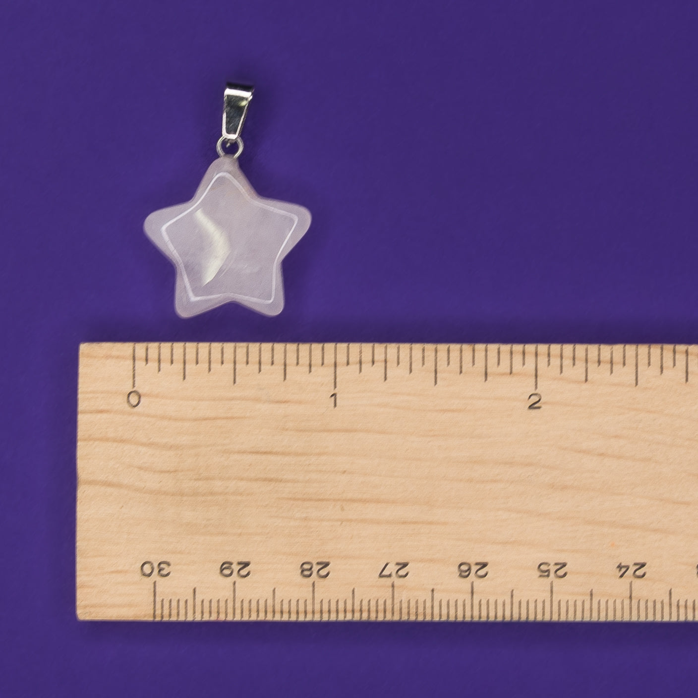 Pendant - Rose Quartz Star $15
