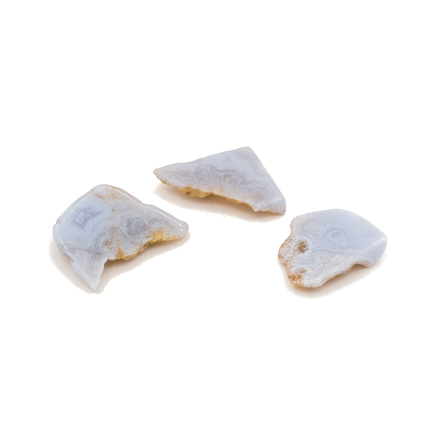 Agate - Blue Lace Semi Polished Slice $25