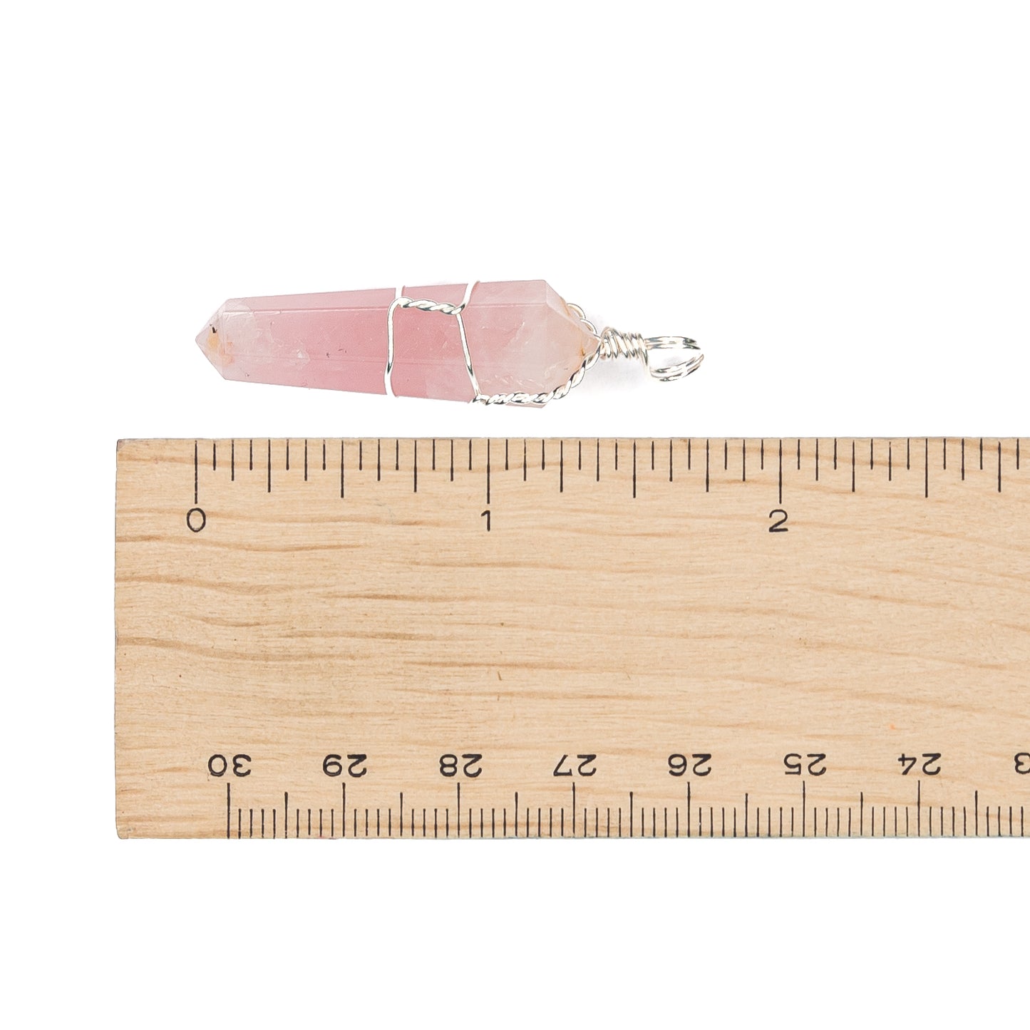 Pendant - Rose Quartz Wrapped Point $15