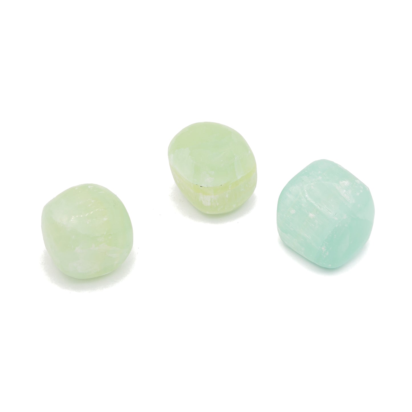 Calcite - Green Tumble $35