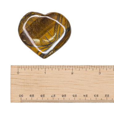 Tiger's Eye Heart $40