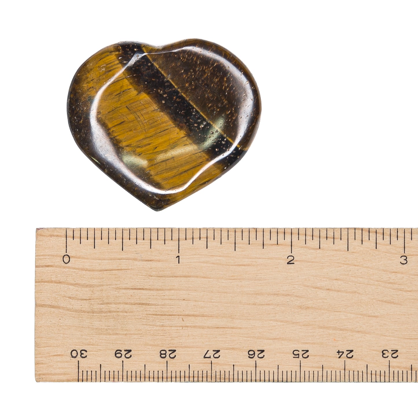 Tiger's Eye Heart $30