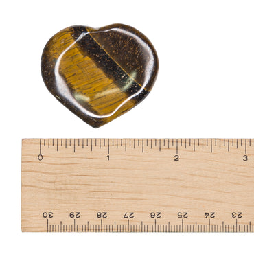 Tiger's Eye Heart $30