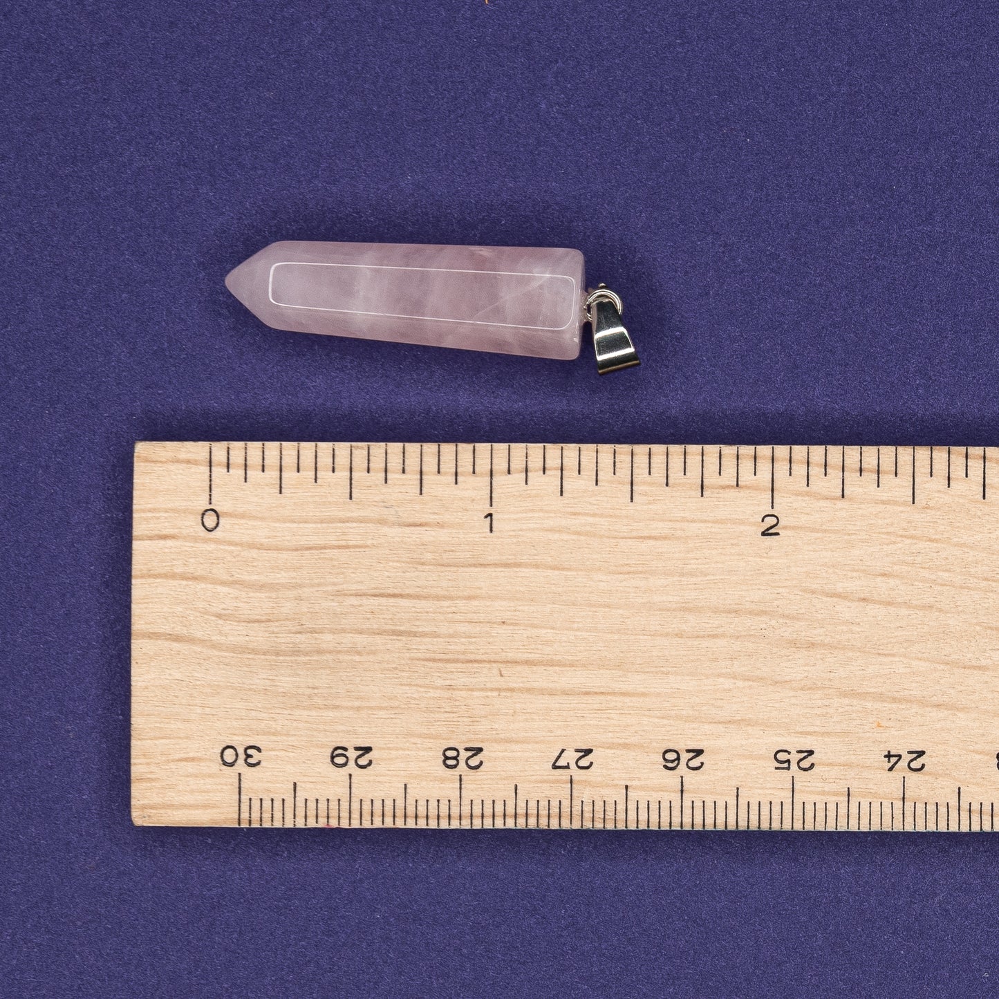 Pendant - Rose Quartz Point $15