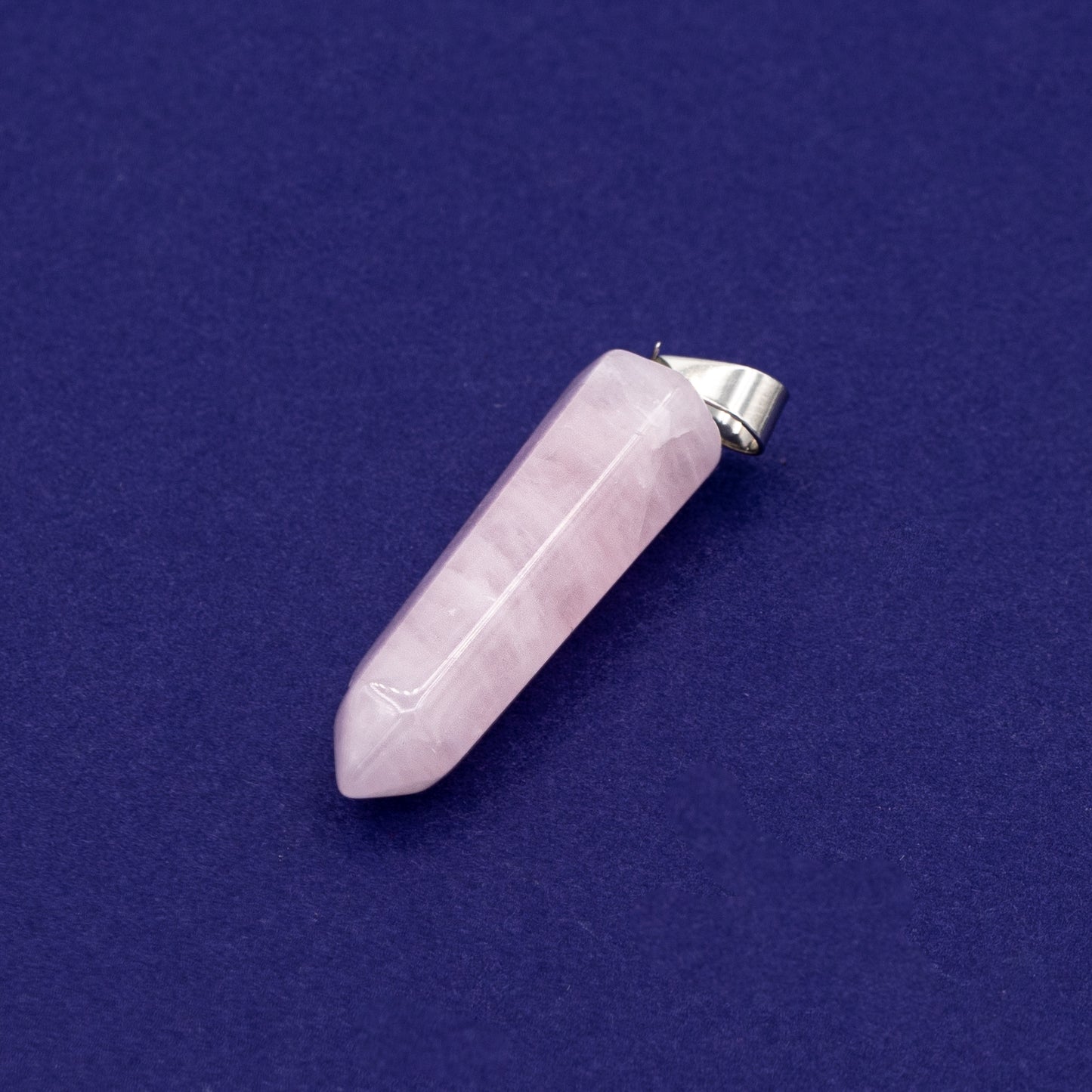 Pendant - Rose Quartz Point $15
