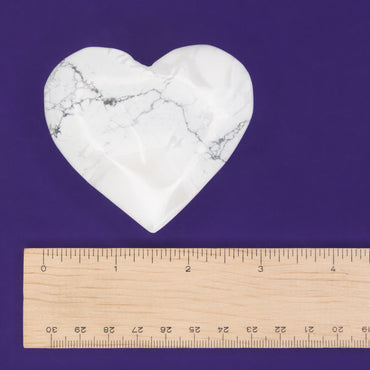 Howlite Heart $80