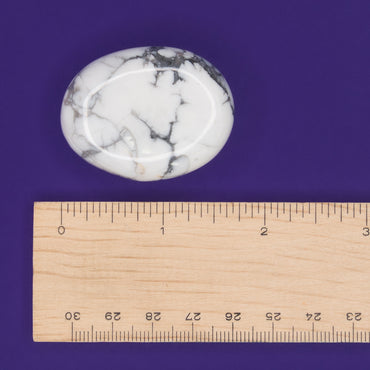 Howlite Palm Stone $15