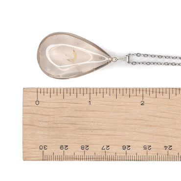Necklace - Smoky Quartz Teardrop