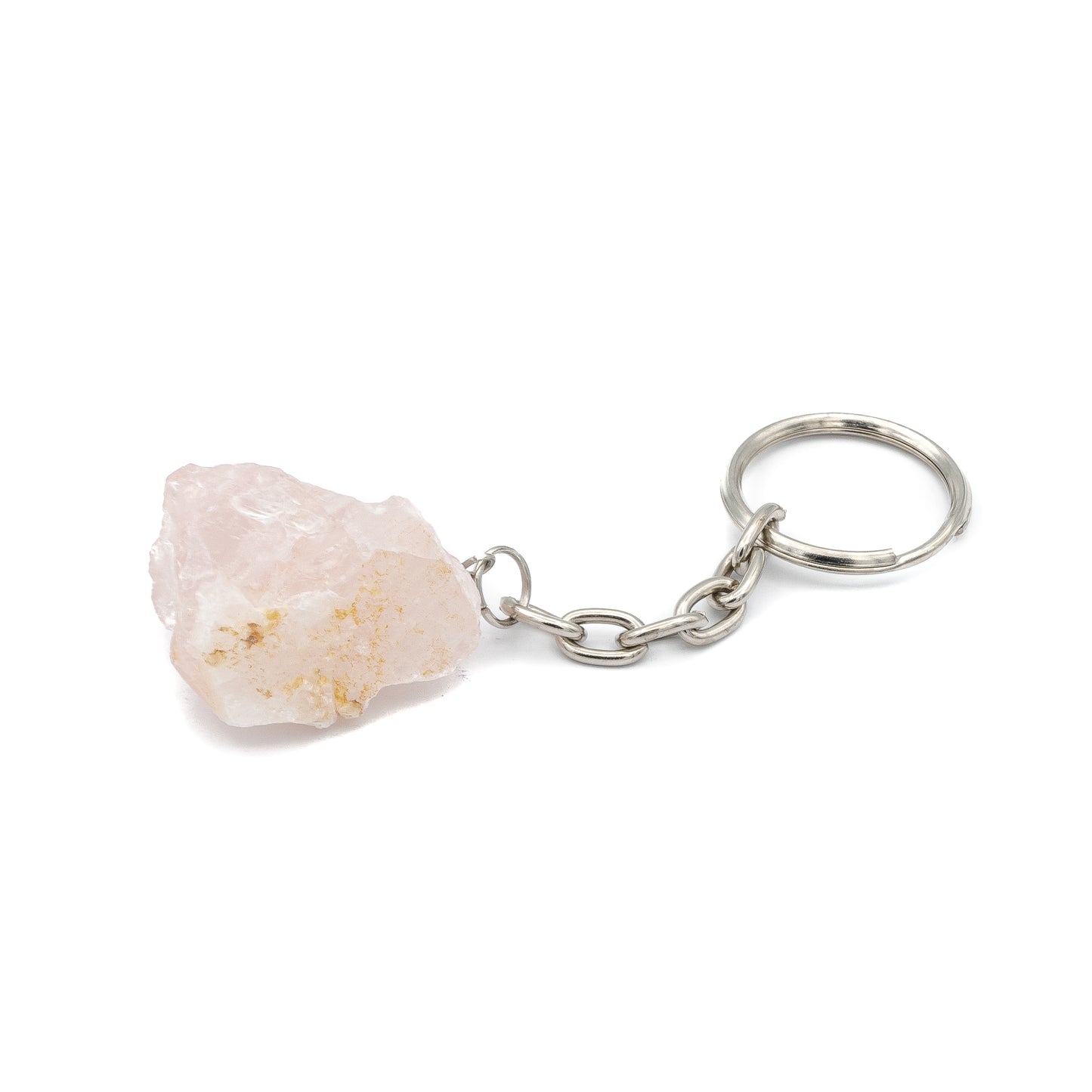 Keychain - Rose Quartz Raw